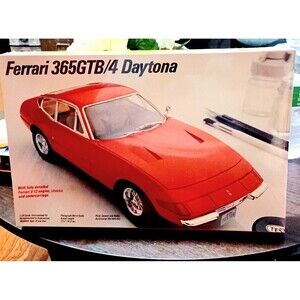 Testor Vintage Ferrari 365GTB/4 Daytona 1/24 Scale Model Kit 233 Sealed NIB